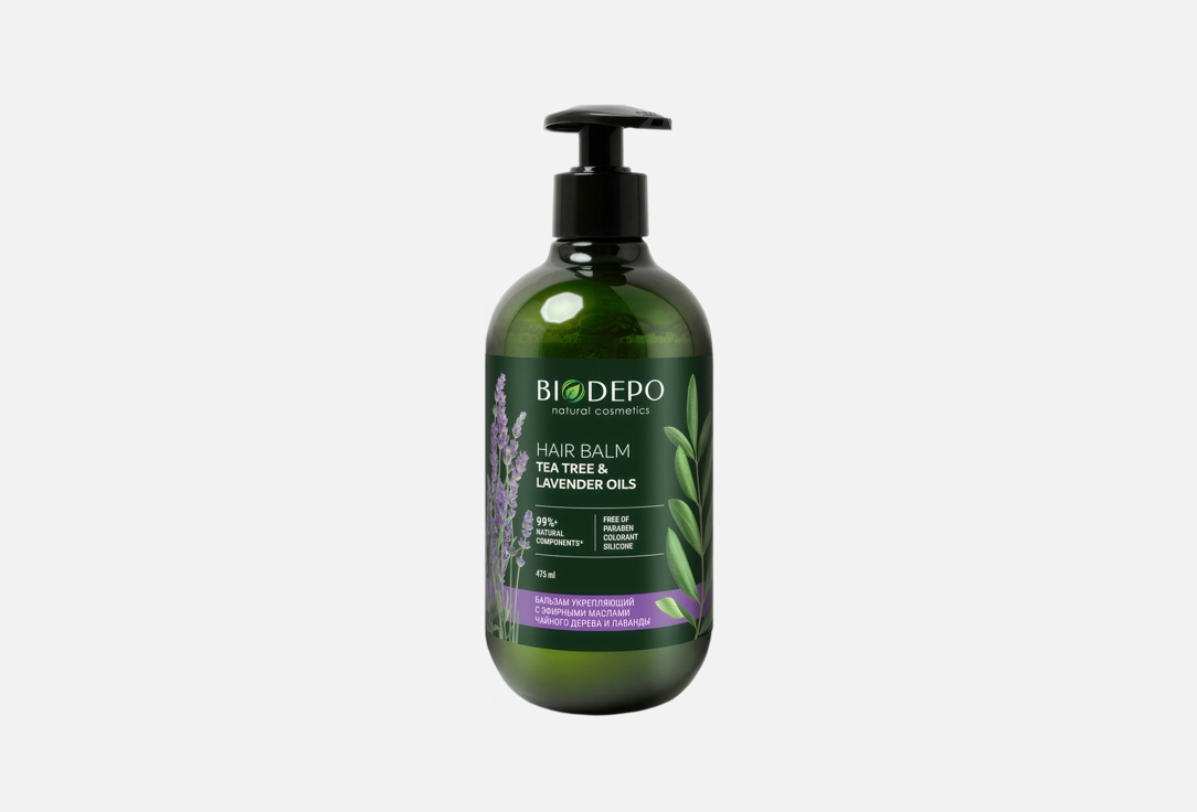 Изображение товара Бальзам для волос укрепляющий BIODEPO Tea tree oil & lavender oil