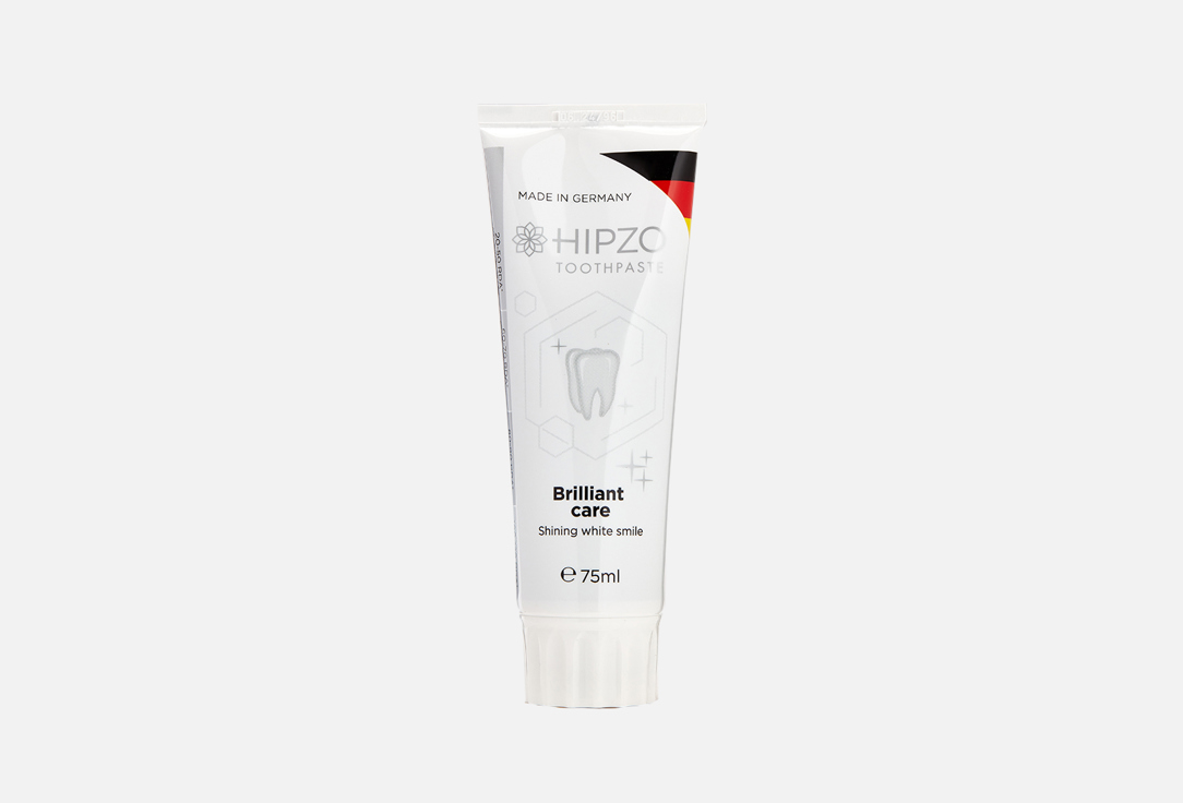 Зубная паста для белоснежной улыбки HIPZO DIAMOND care 
