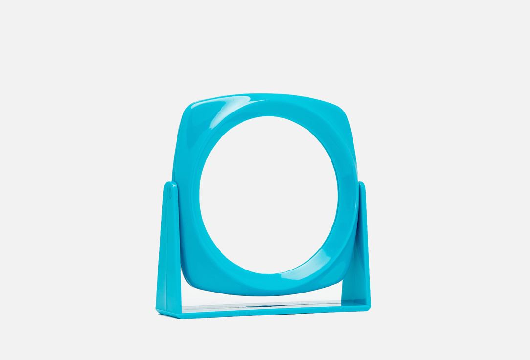 

Зеркало для макияжа SILVA, Бирюзовый, Двухстороннее с увеличением 1 шт