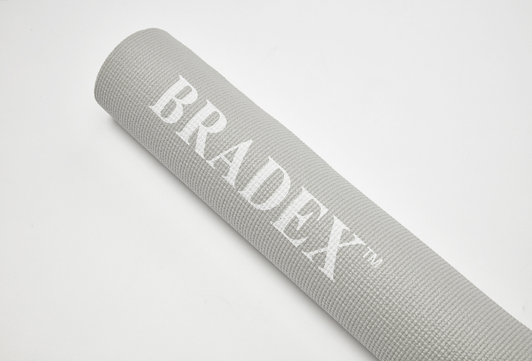Коврик для йоги и фитнеса  BRADEX Yoga and fitness mat gray 