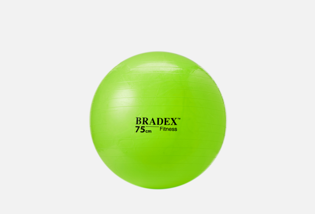 Мяч для фитнеса BRADEX Fitness ball FITBOL-75 Bradex SF 0721 with a pump, light green 1 шт мяч для фитнеса bradex фитбол 65 фиолетовый 1 шт
