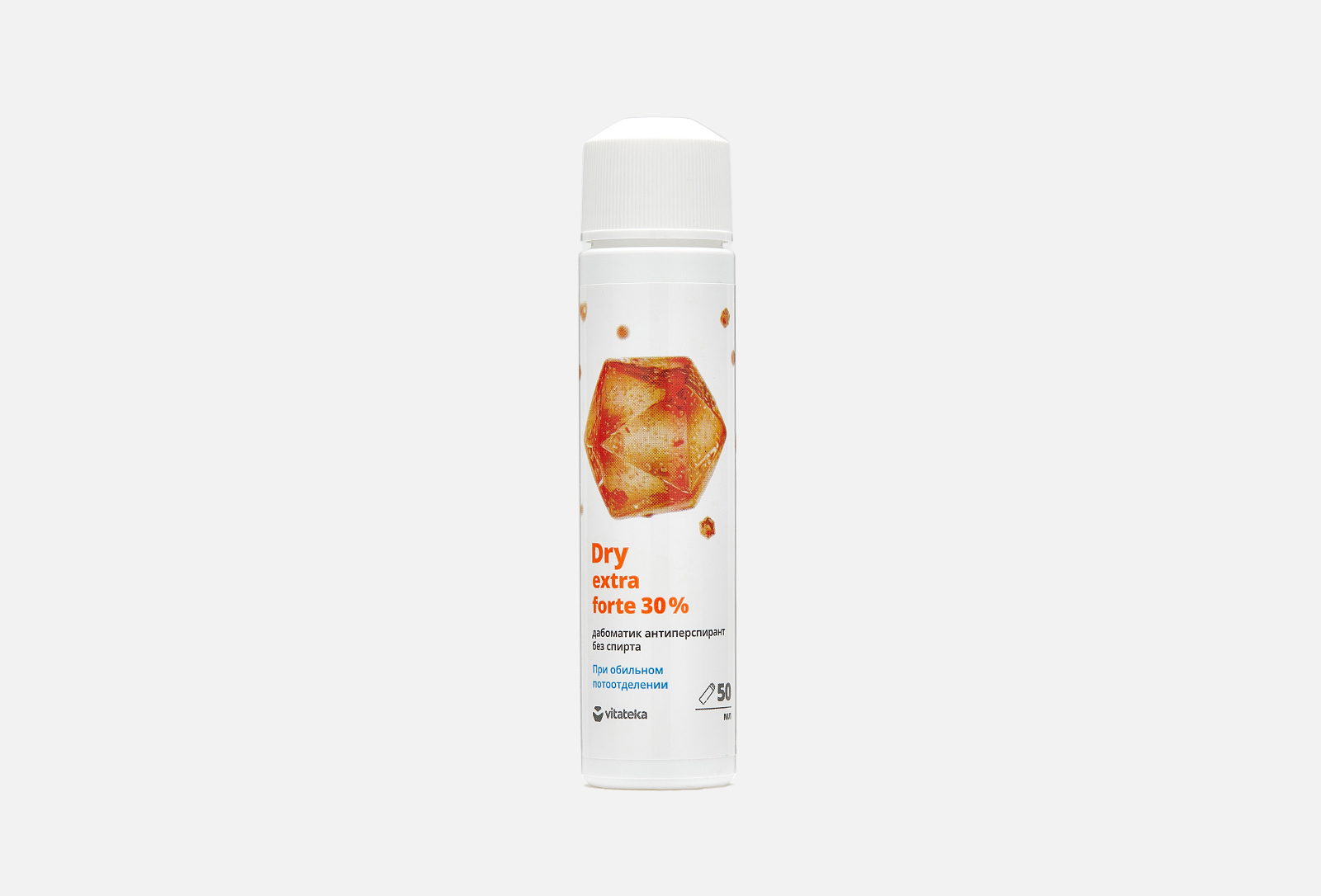 VITATEKA Дезодорант Dry Extra Forte 30 % 50 мл — купить, цена в Москве