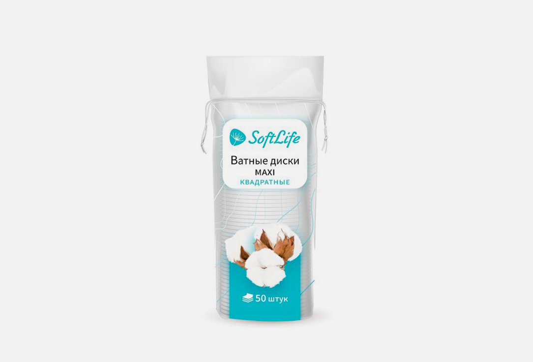 Ватные диски SOFTLIFE Maxi 50 шт