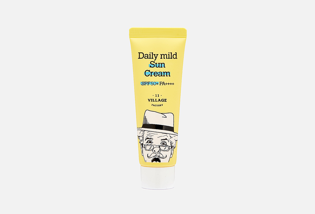 Солнцезащитный крем VILLAGE 11 FACTORY Daily mild Sun Cream SPF 50 PA++++ 25 мл крем для лица zeroid солнцезащитный крем для кожи spf 50 daily sun cream