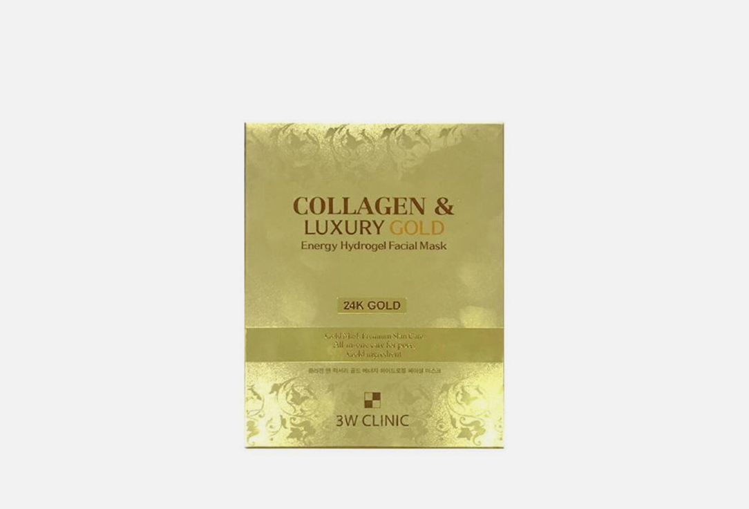 

Гидрогелевая маска 3W CLINIC, Collagen & Luxury Gold Energy Hydrogel Facial Mask 30 г