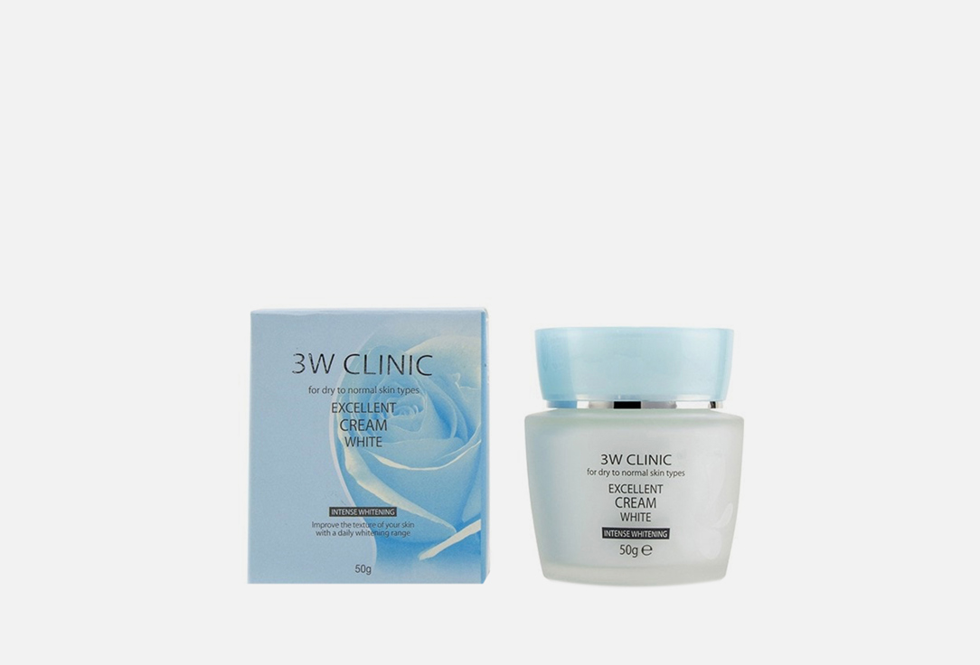 

Осветляющий крем для лица 3W CLINIC, Excellent white cream 50 мл