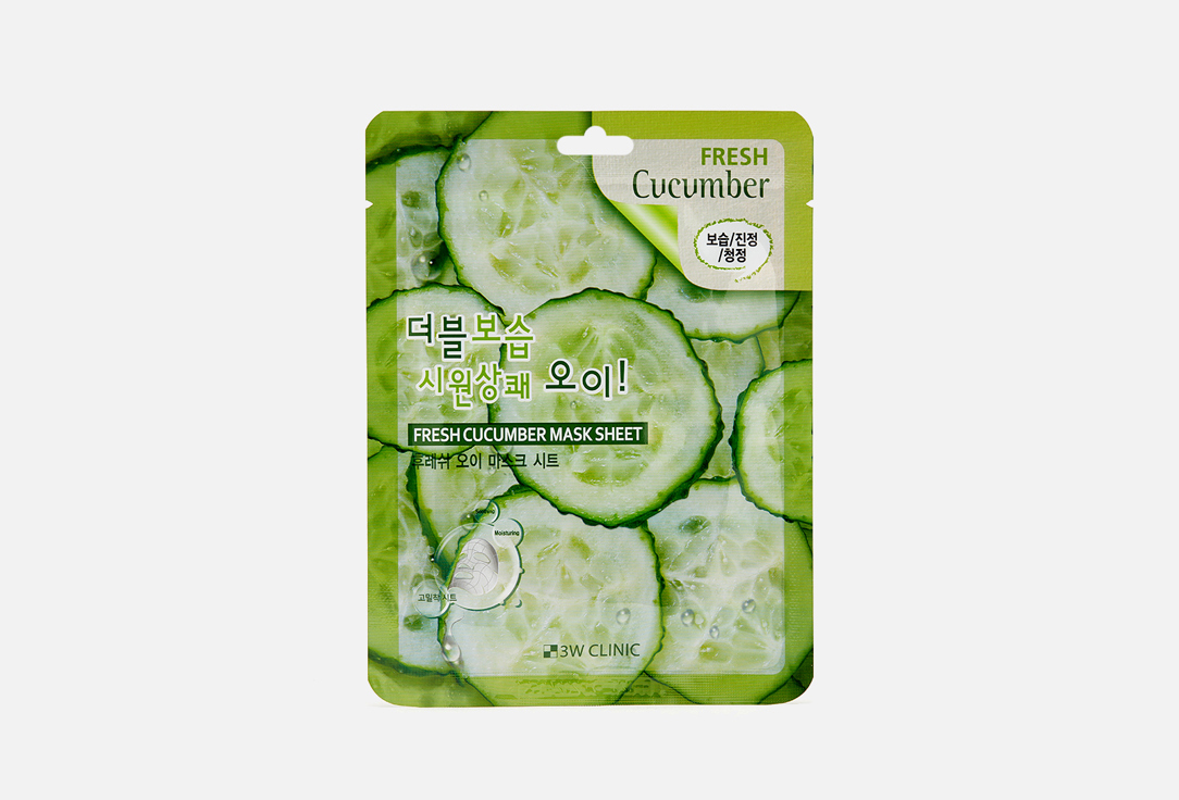 Изображение товара Тканевая маска 3W CLINIC Fresh Cucumber Mask Sheet
