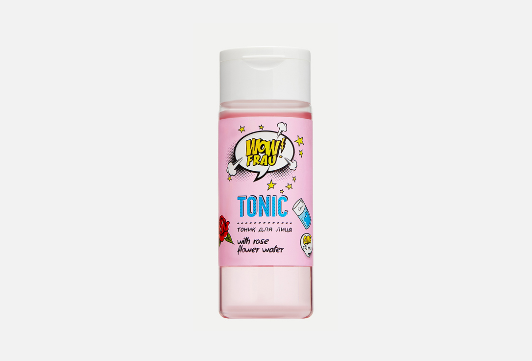 Тоник увлажняющий с розовой водой WOW FRAU Moisturizing Tonic with rose water цена и фото