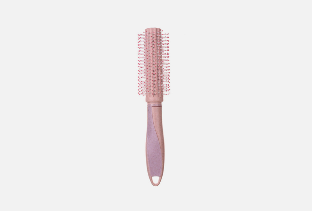 Расческа массажная для укладки волос феном Beautypedia Brushing for curly, long, wet and extended hair, pink 