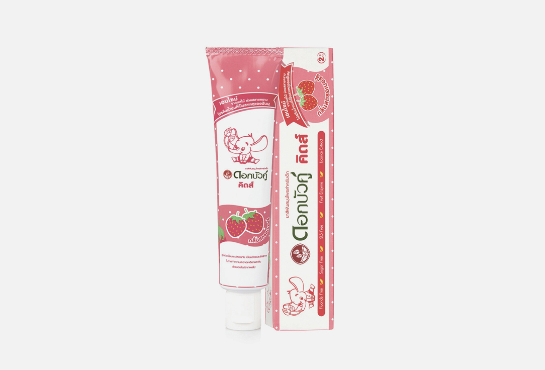 Изображение товара Детская зубная паста Twin Lotus Strawberry flavor Dok Bua Ku