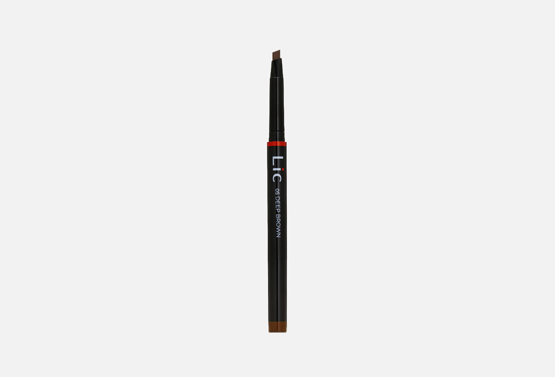 Карандаш механический для бровей с треугольным грифелем LIC Mechanical eyebrow pencil 12 г кисть для бровей спиралевидная lic s03 1 мл