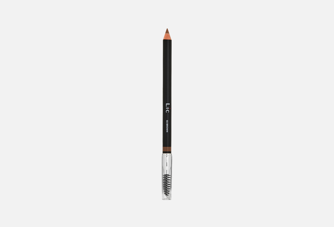 Карандаш пудровый  для бровей  Lic Eyebrow pencil  02 Brown