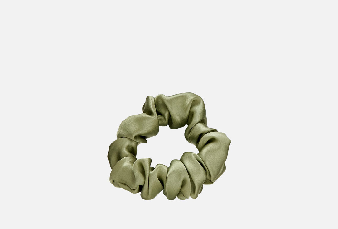 Изображение товара Шелковая резинка silk lovers STANDART оливка для волос высокой безопасности