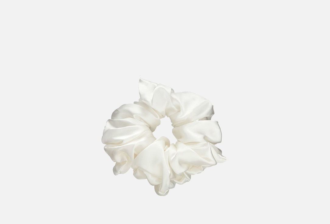 

Шелковая резинка для волос SILK LOVERS, Белая 1 шт