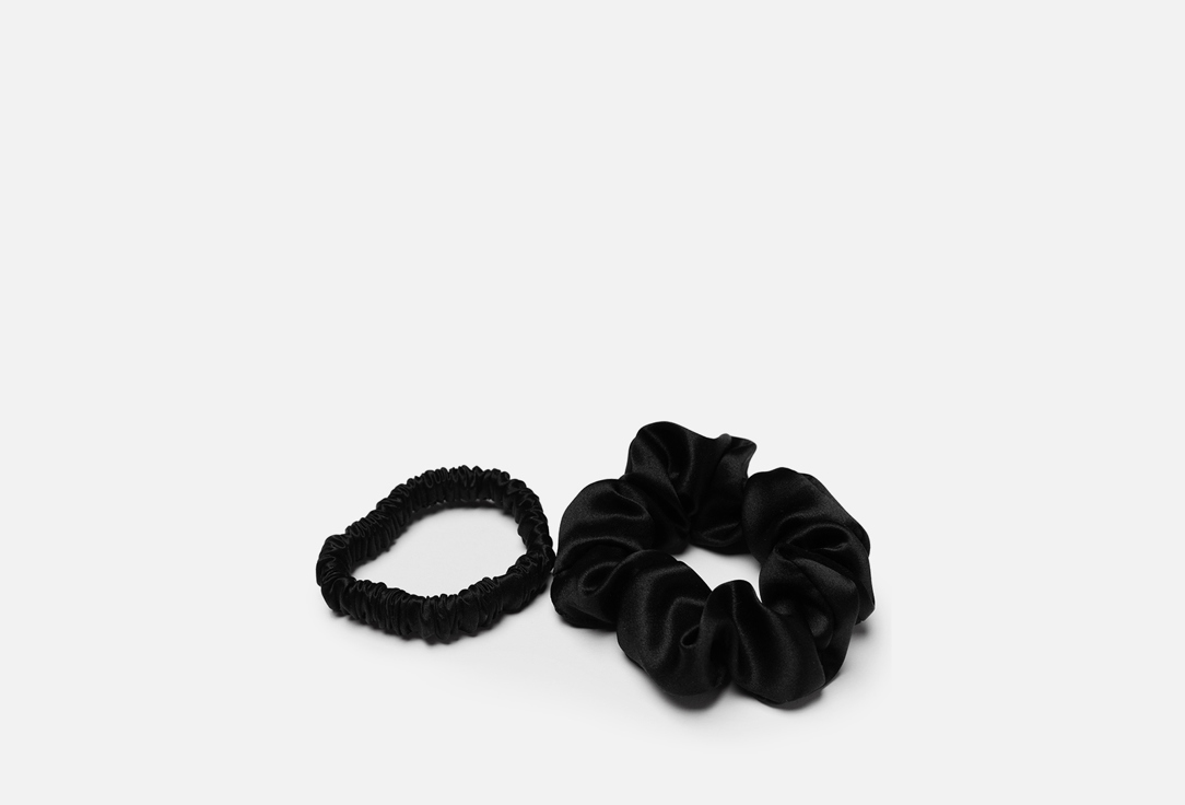 Набор резинок для волос SILK LOVERS Mini-Standart Черный 2 шт