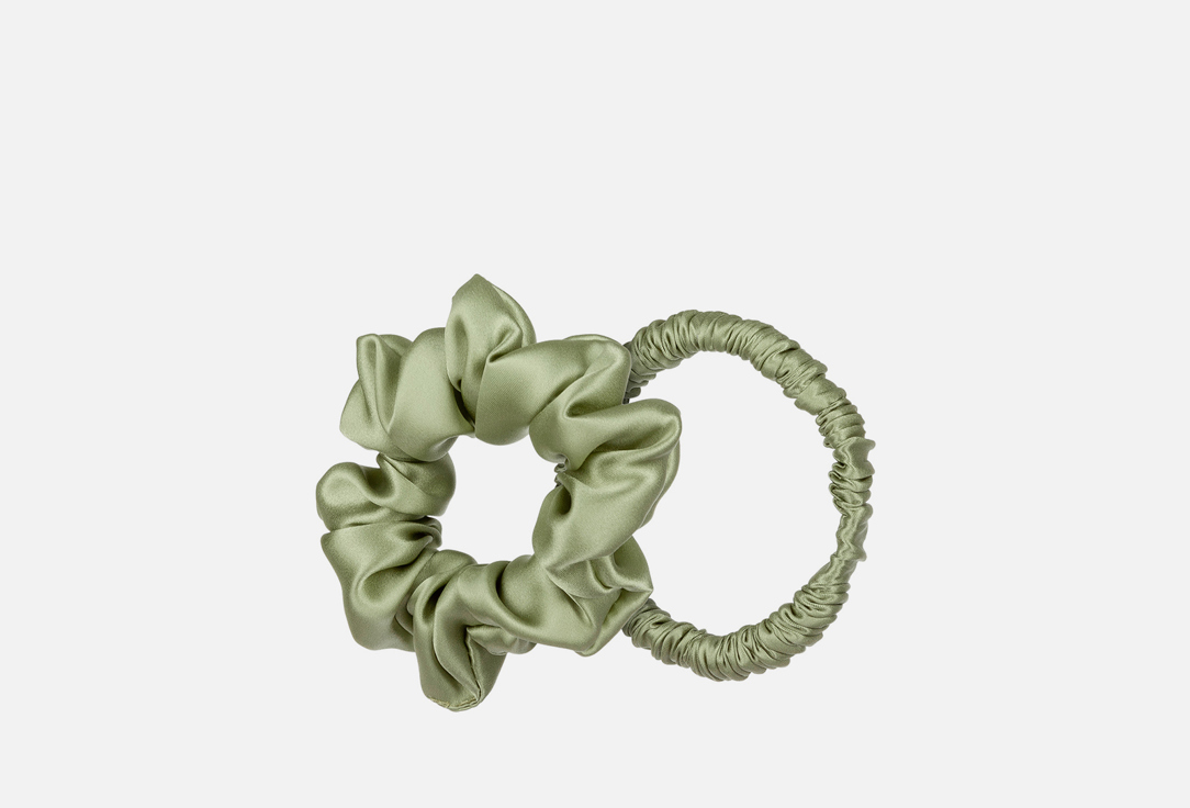 Изображение товара Набор шелковых резинок для волос silk lovers Mini-Standart Оливка