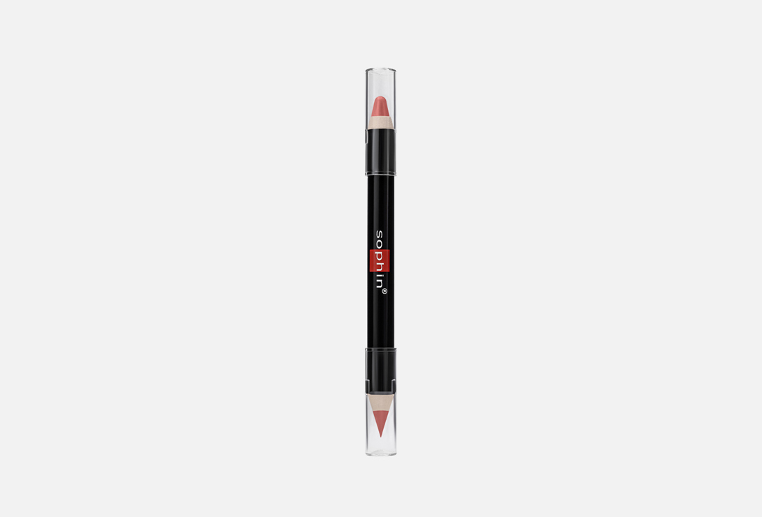 Помада-карандаш для губ 2 в 1 Sophin Lipstik&Lip liner 1006 розовый