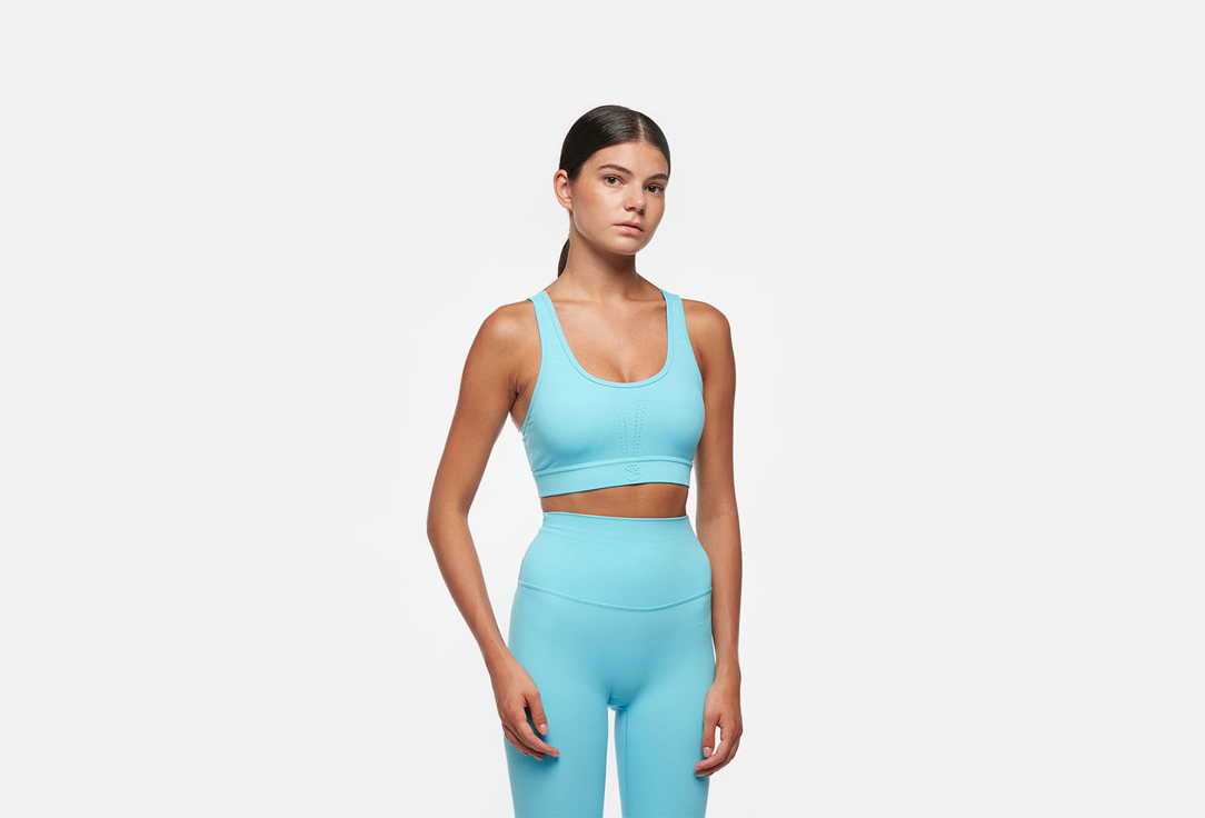 Изображение товара Кроп-топ спортивный BeSelf STELLAR для йоги и пилатеса, мягкая ткань