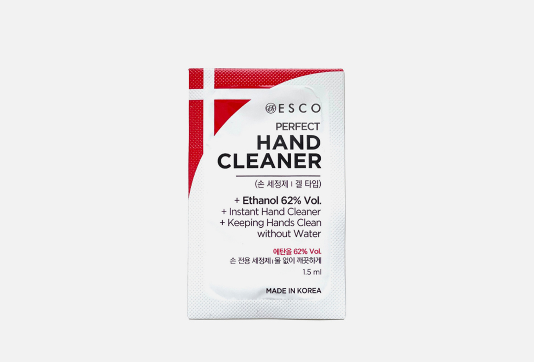 Гель для рук с увлажняющим эффектом для одноразового использования ESCO Perfect Hand cleaner 