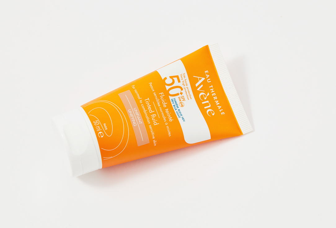 EAU THERMALE AVENE Солнцезащитный тонирующий флюид SPF 50+ SUN