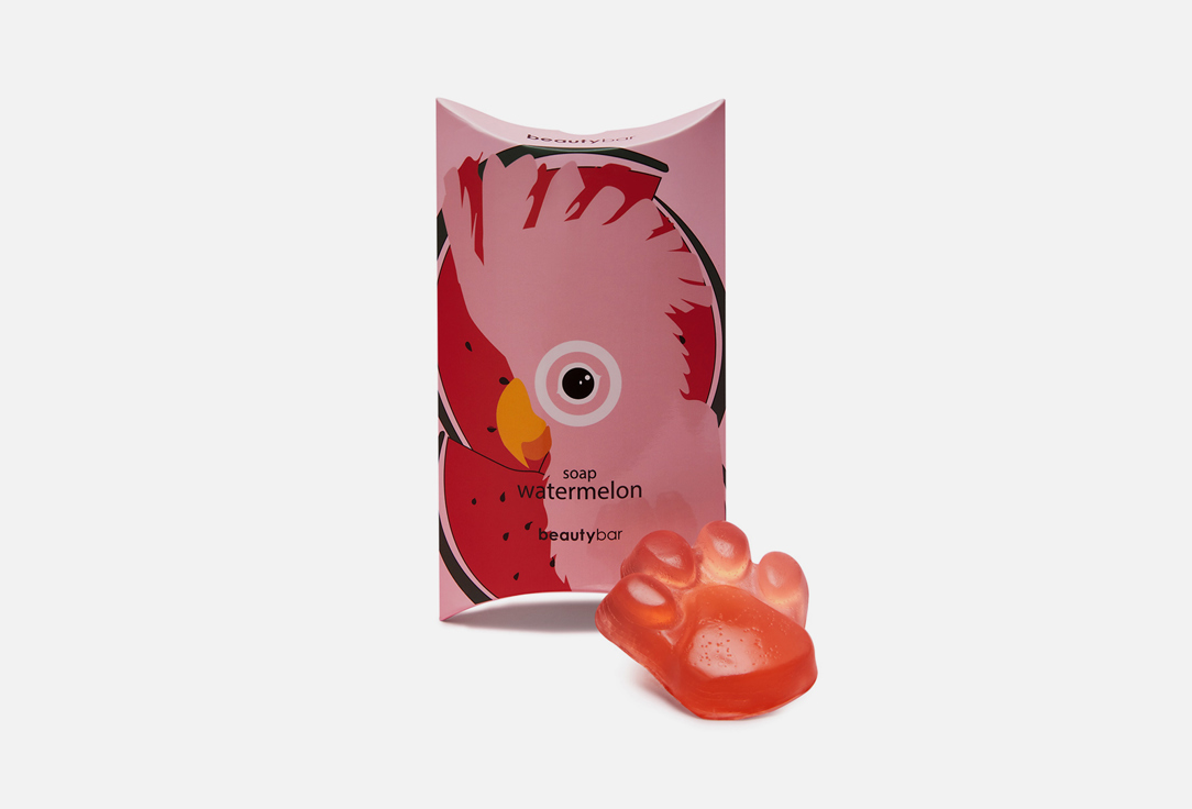 цена Конжаковое мыло для умывания тела с ароматом арбуза BEAUTY BAR Body Konjac soap Watermelon 50 г