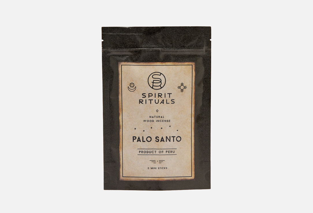 Благовония SPIRIT RITUALS Palo Santo mini 5 шт эфирное масло spirit rituals palo santo natural essential oil 100% pure 5 мл