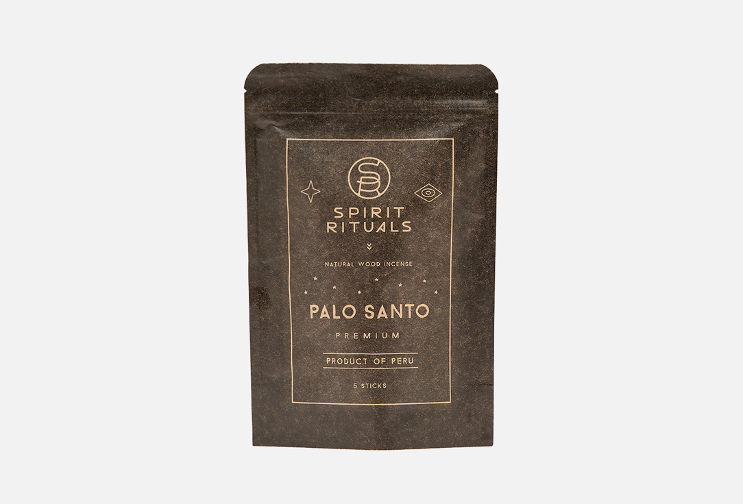 Благовония SPIRIT RITUALS Palo Santo PREMIUM 5 шт эфирное масло spirit rituals palo santo natural essential oil 100% pure 5 мл