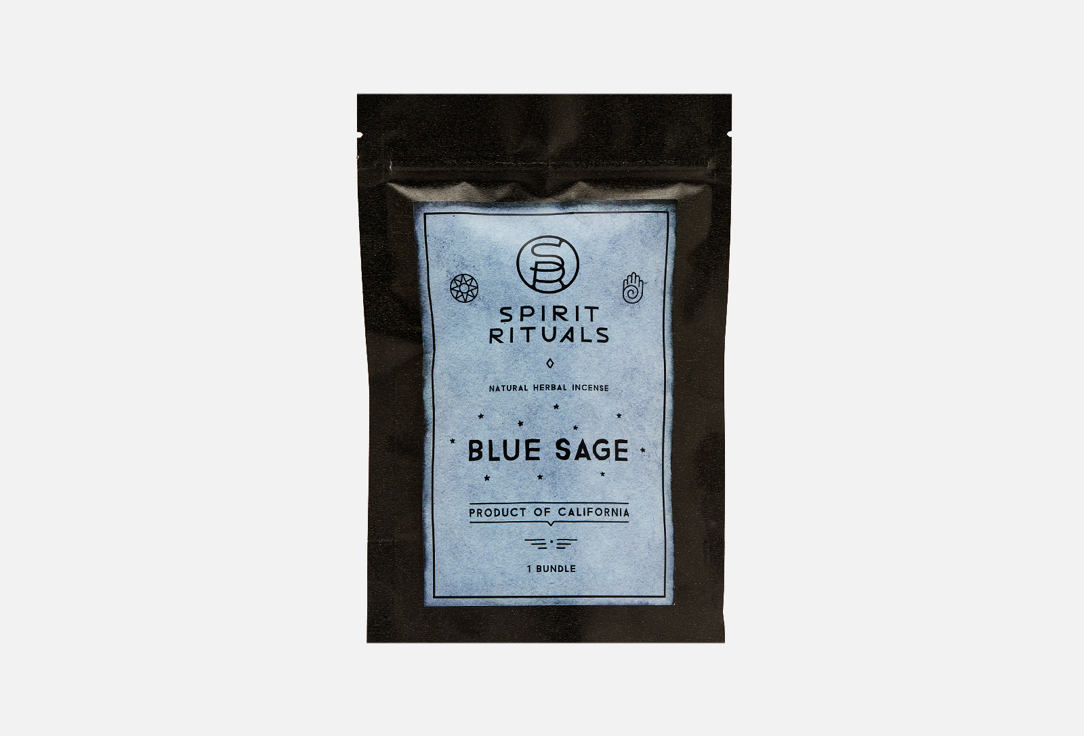 Голубой шалфей (мини) SPIRIT RITUALS Blue Sage 27 г ароматы для дома spirit rituals калифорнийский белый шалфей mini