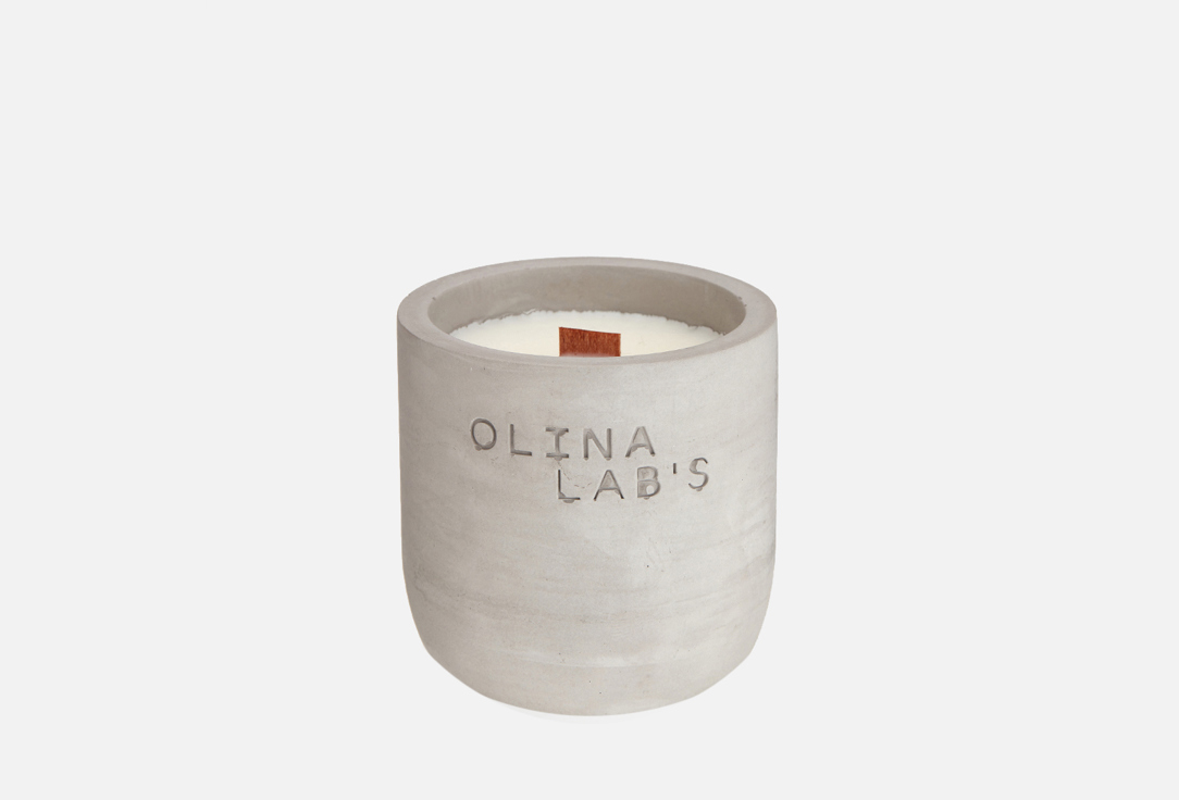 

Свеча ароматическая OLINALAB'S, Белый, Oud tree rose cumin vetiver 200 мл