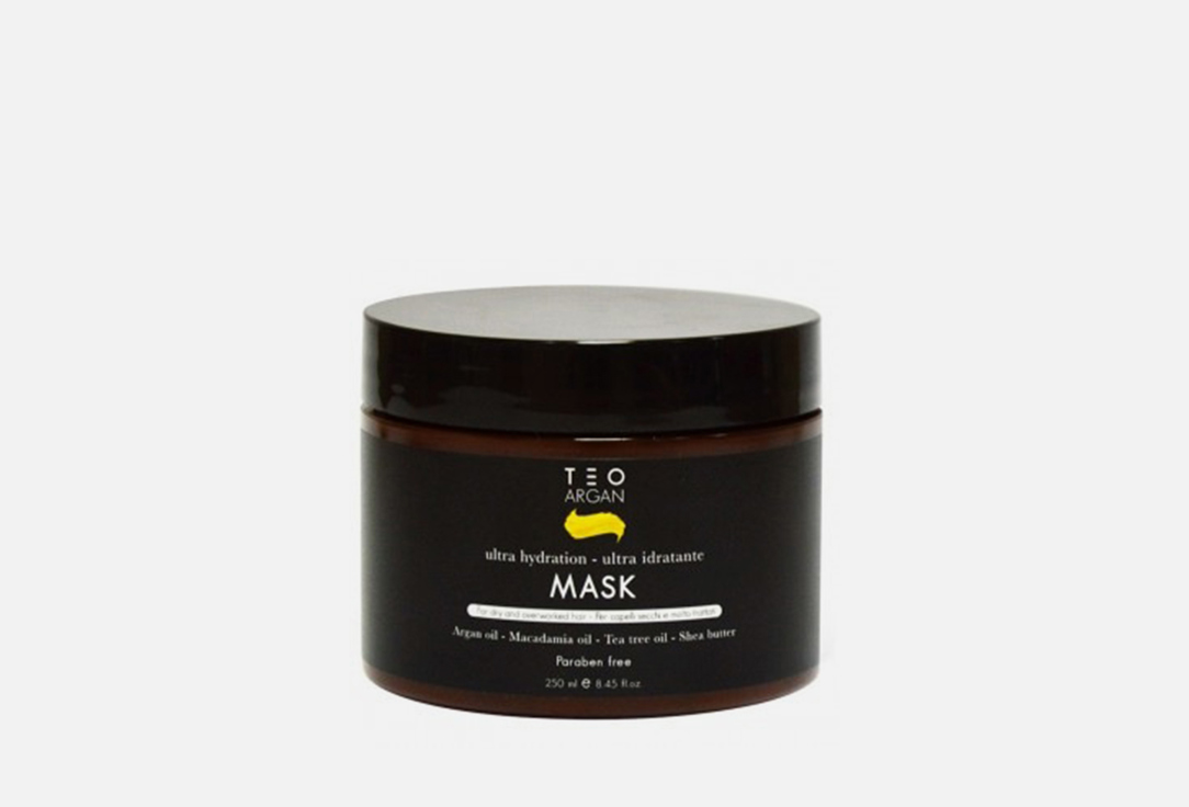 Маска для волос TEOTEMA Teo Argan Oil Mask 250 мл маска для вьющихся волос с аргановым маслом care rizos mask 250мл