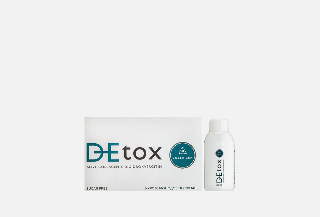 

Тонизирующий безалкогольный напиток 100мл*16 COLLA GEN, DETOX 16 шт