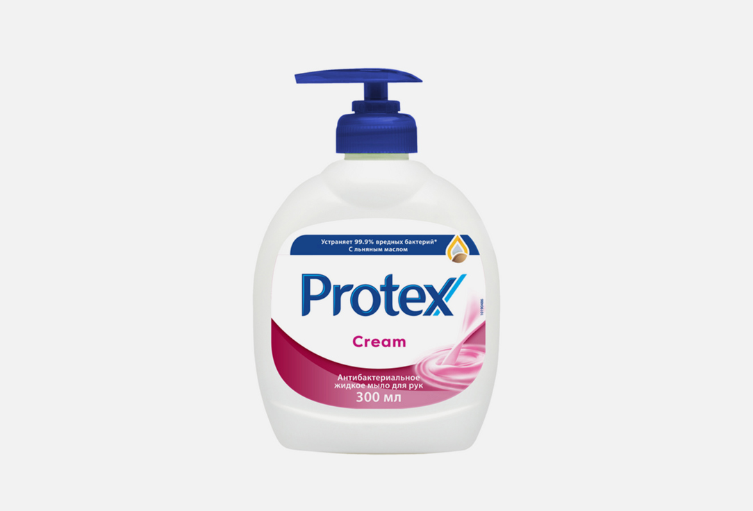 Антибактериальное жидкое мыло для рук PROTEX LHS PROTX BIOCIDE CREAM 300ML 300 мл protex мыло жидкое cream антибактериальное 300 мл