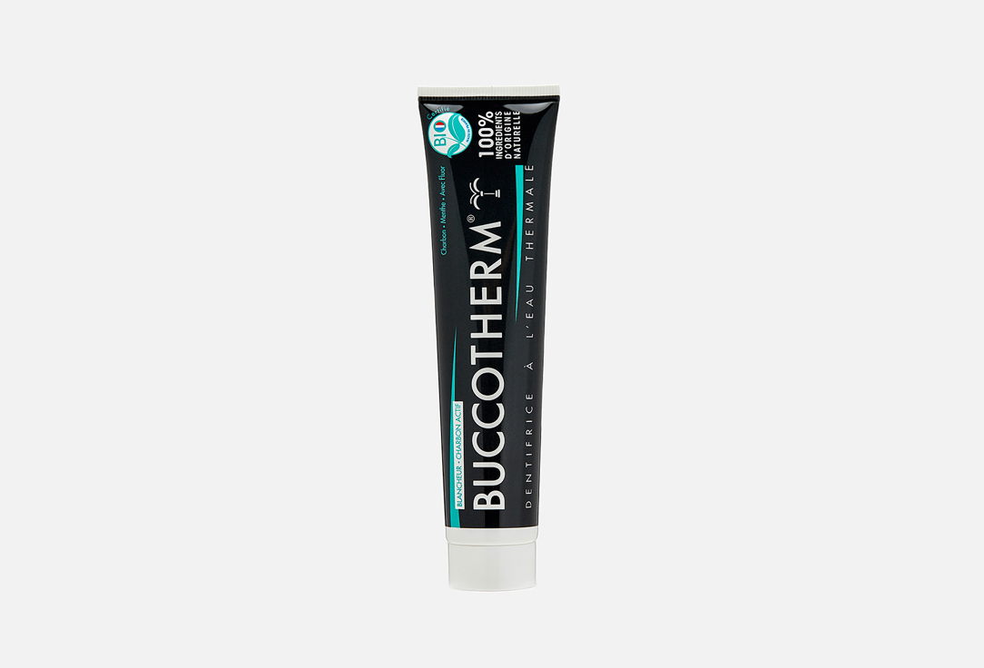 зубная паста BUCCOTHERM ACTIVATED CHARCOAL 75 мл зубная паста buccotherm tooth decay prevention 75 мл