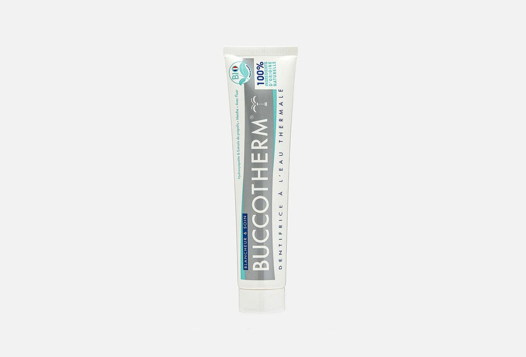 зубная паста BUCCOTHERM WHITENING & CARE 75 мл колгейт паста зубная эффективное отбеливание с углем 75мл