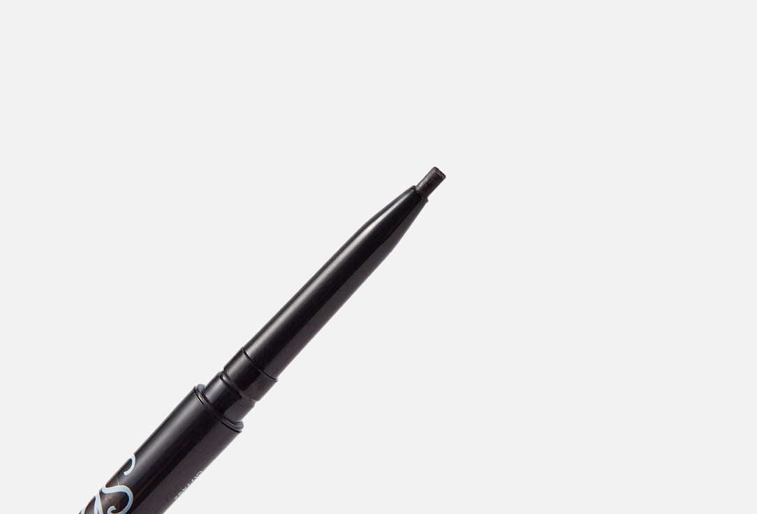 Механический карандаш для бровей c тонким стержнем и щеточкой  FARRES Slim with a thin rod and brush  графит