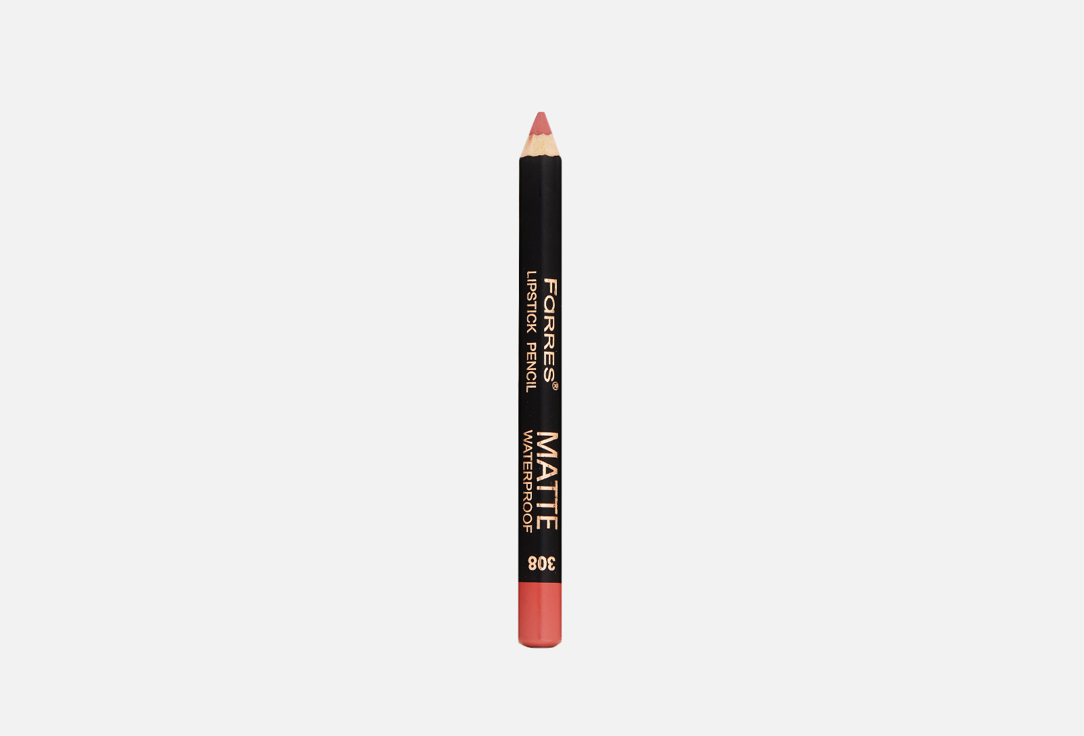 Толстый матовый карандаш для губ FARRES Lip pencil MATTE каштаново-коричневый