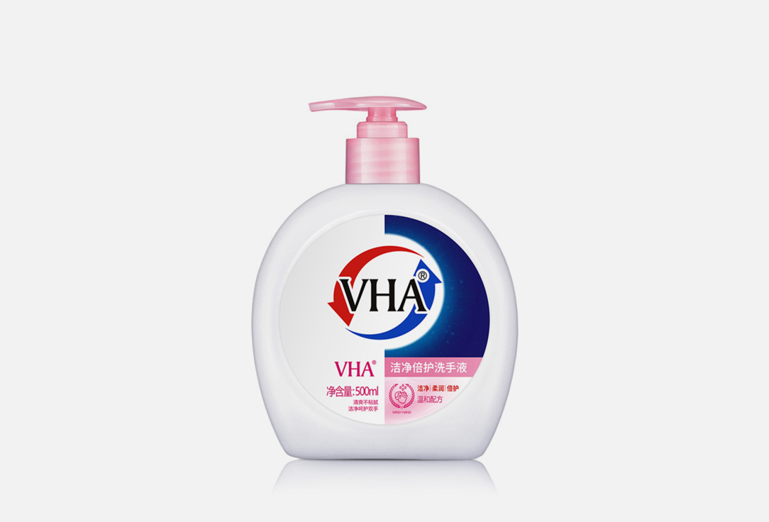 Антибактерильное жидкое мыло VHA  с экстрактом алоэ и витамином Е 