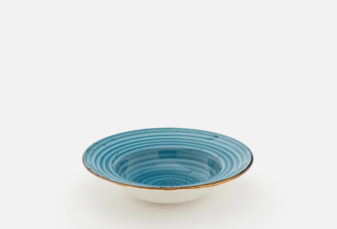 Тарелка BY BONE Infinity, голубая 25 см 1 шт тарелка home cafe серая 25см керамика