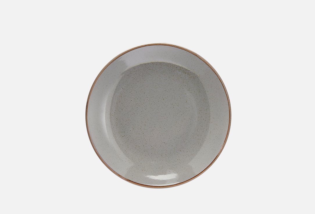 Тарелка PORLAND Темно-серый 1 шт тарелка porland moss 187827