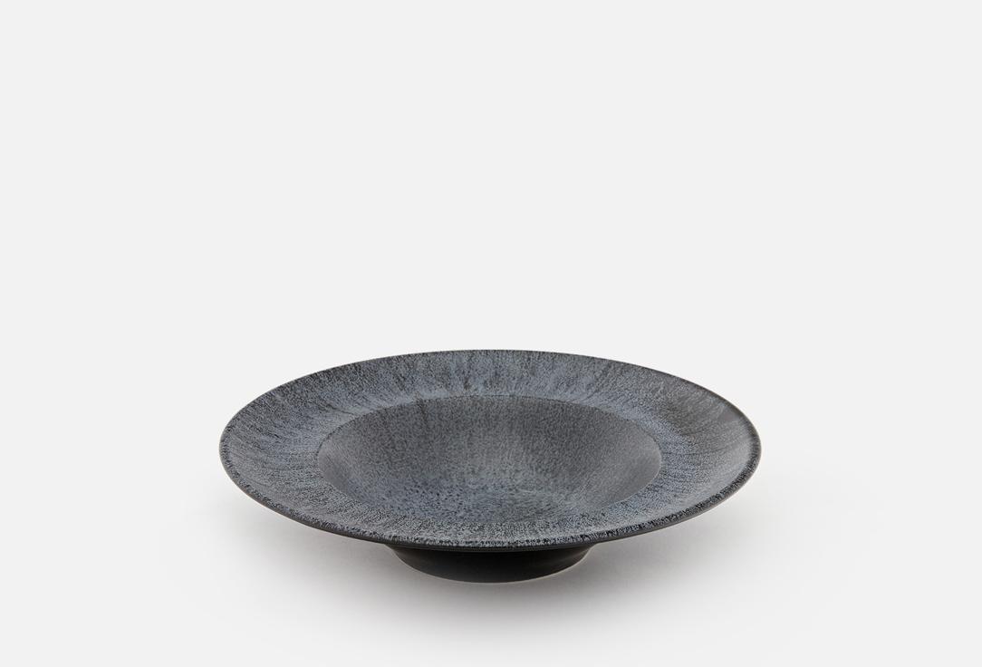 Тарелка PORLAND Темно-серый 1 шт тарелка porland black moss 188719