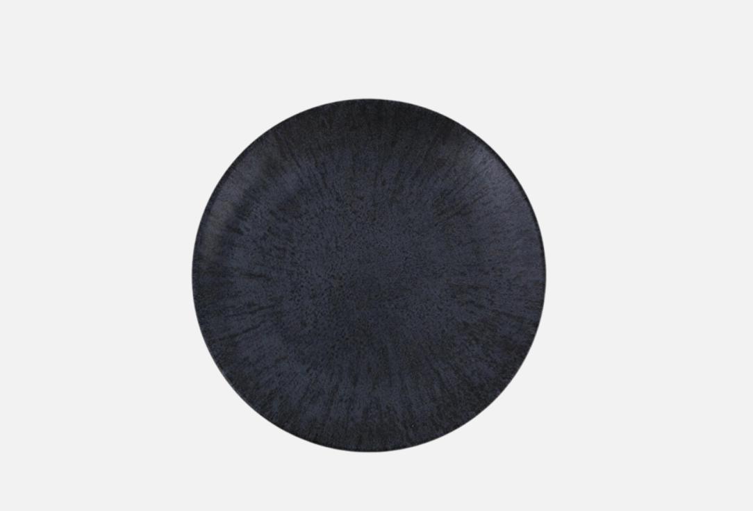 Тарелка PORLAND Темно-серый 1 шт цена и фото