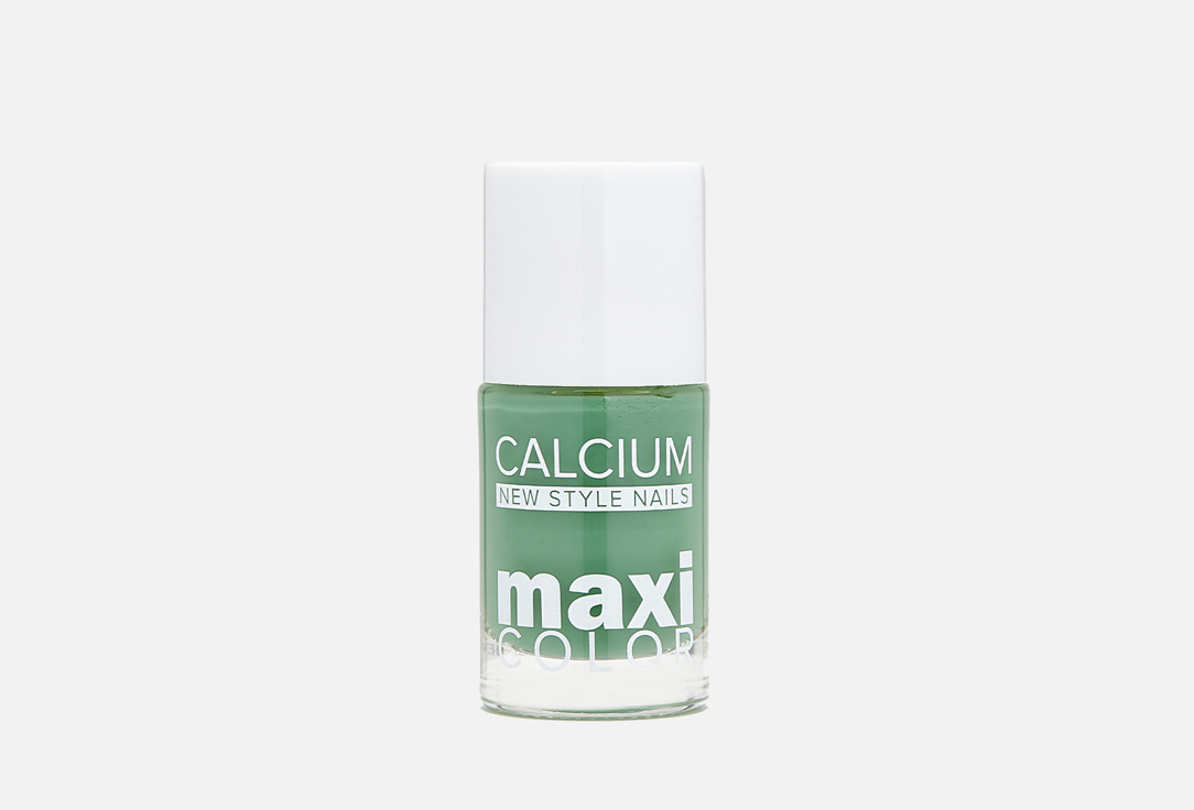 

Лак для ногтей MAXI COLOR, Зеленый, CALCIUM 11 мл