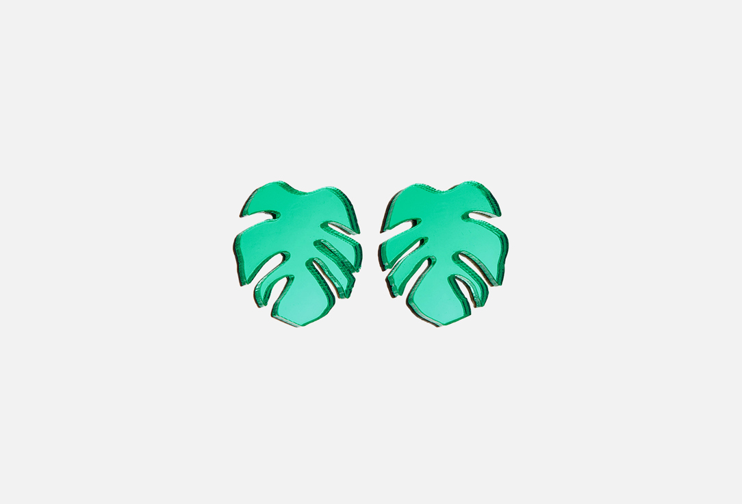 

Серьги MONOLAMA, Monstera 2 шт