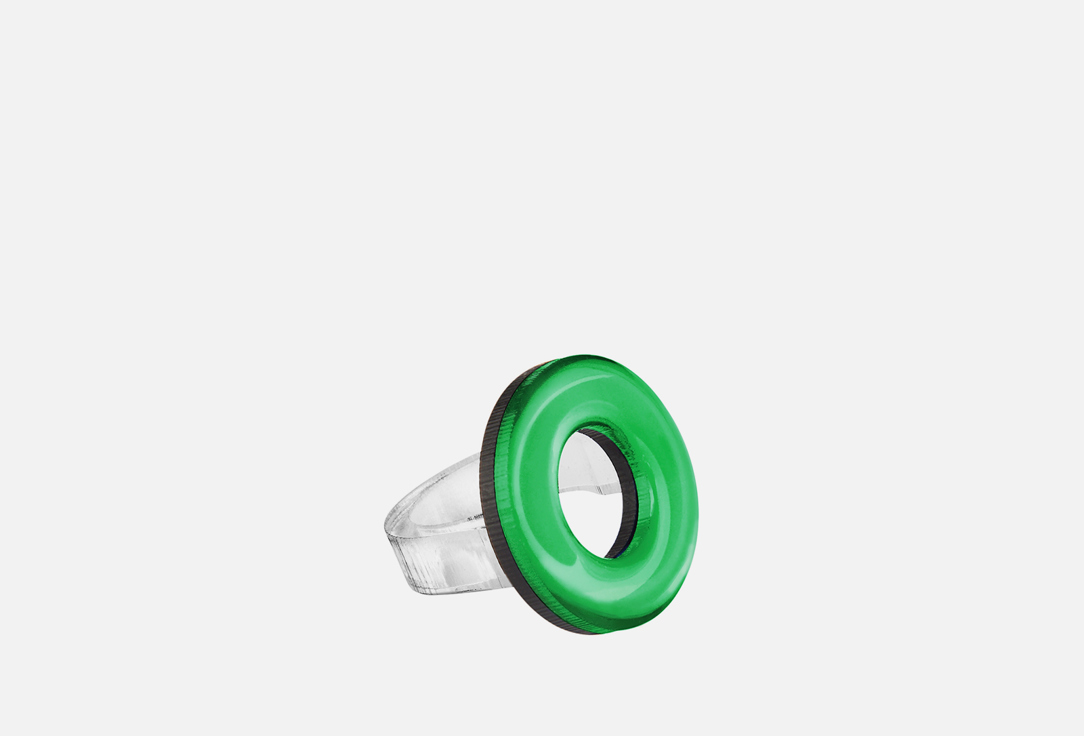 Кольцо 17/53mm MONOLAMA Green 17 мл кольцо monolama круг жёлтый 17 53мм