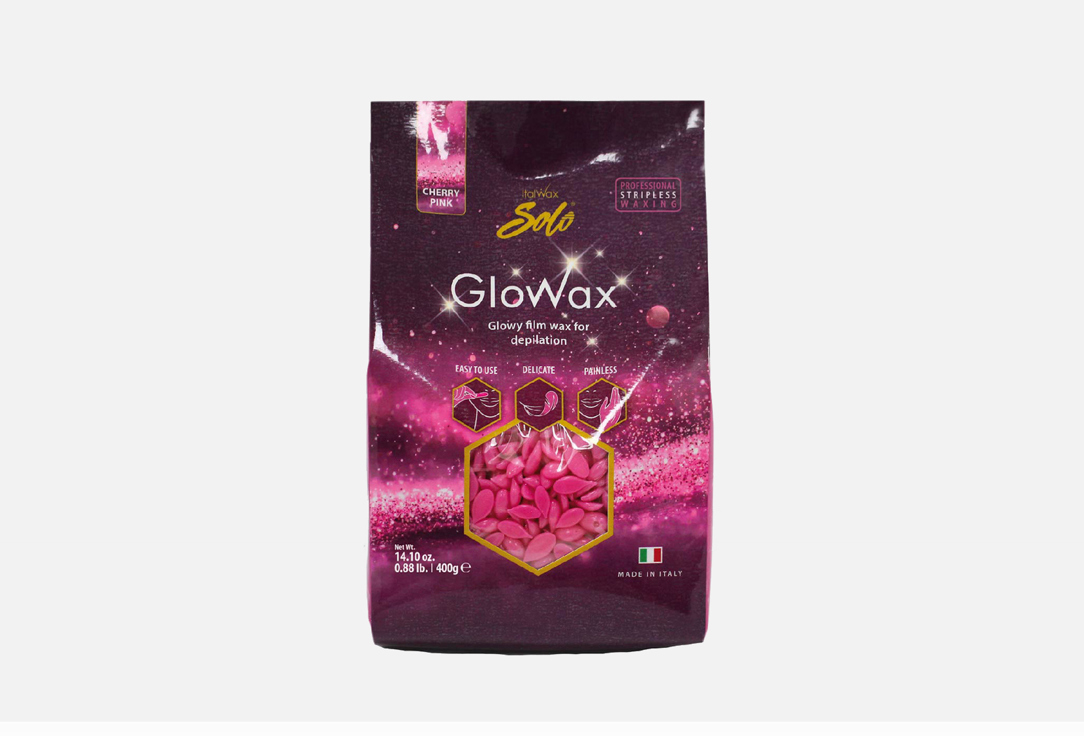 Изображение товара Воск горячий пленочный Italwax Glowax Cherry Pink