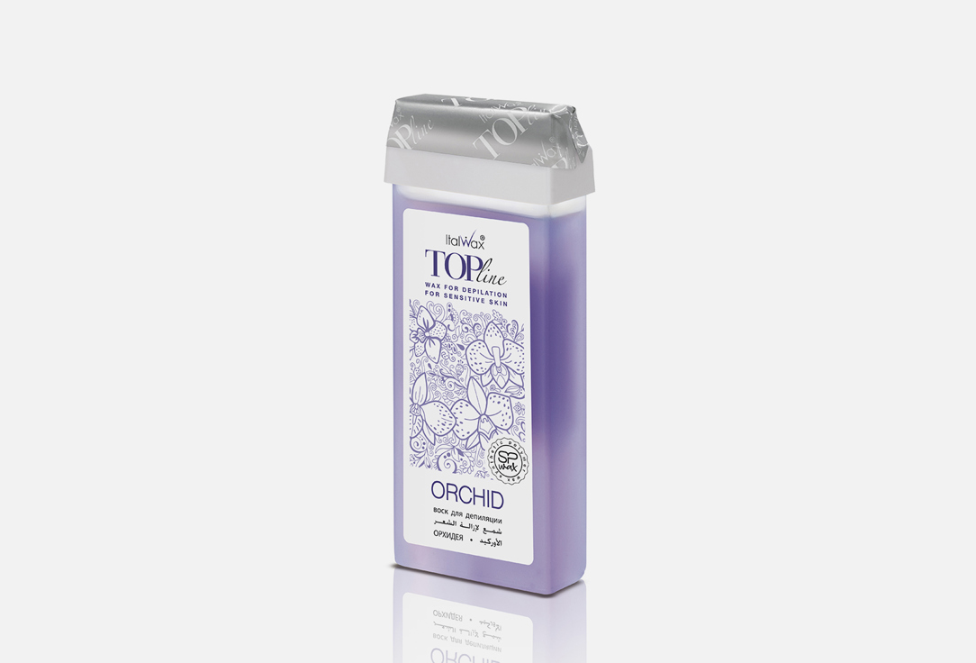 Воск в картридже ITALWAX Top Line – synthetic warm wax Orchid 100 мл carelax воск wax line кокос в картридже 100 мл