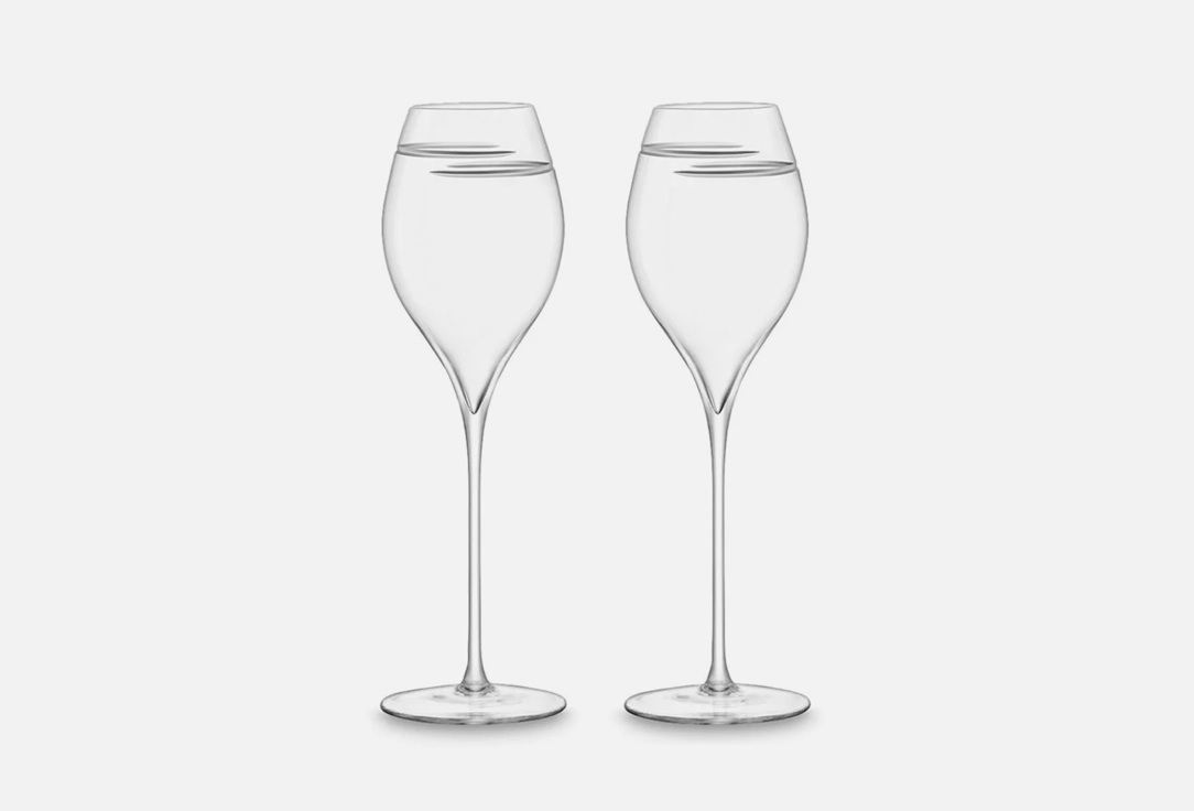 Набор бокалов LSA INTERNATIONAL Для шампанского 2 шт набор фужеров для шампанского lsa international wine 160 мл 4 шт стекло