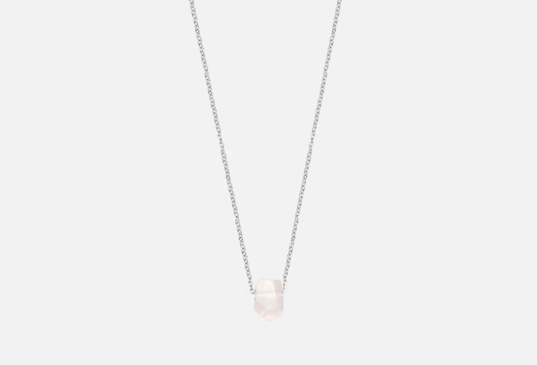 

Колье с розовым кварцем KUKSA, Necklace Stone with rose quartz