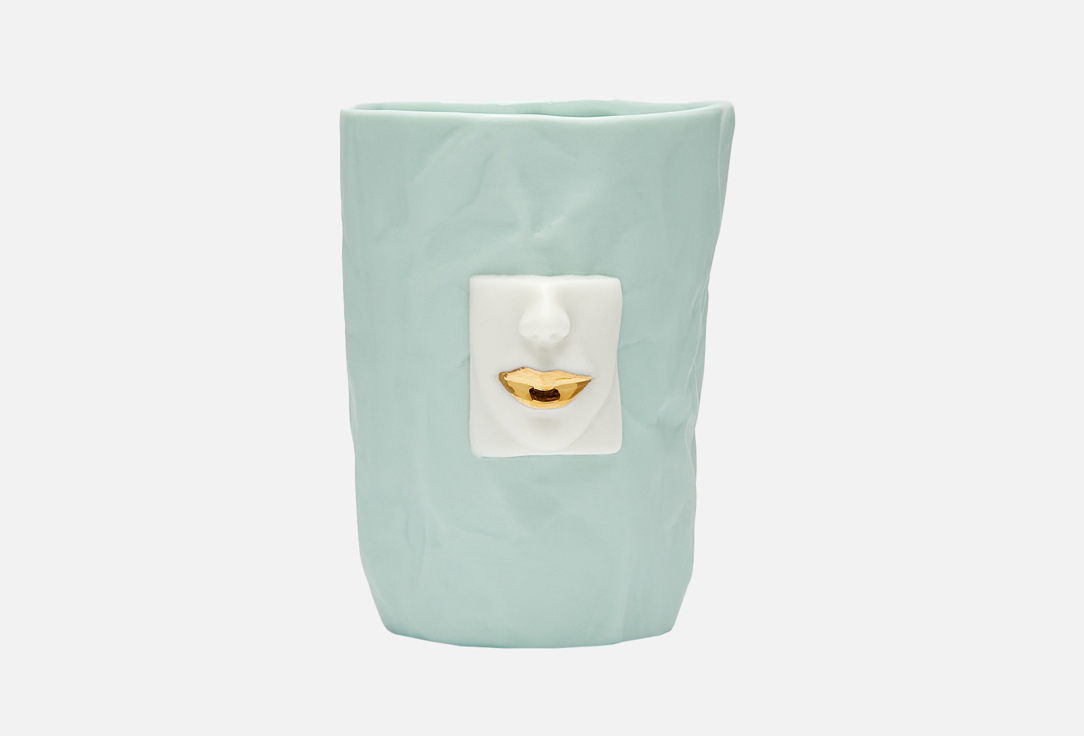 

Бокал MIRACLEPOT, Зеленый, Золотые губы, тиффани 400 мл