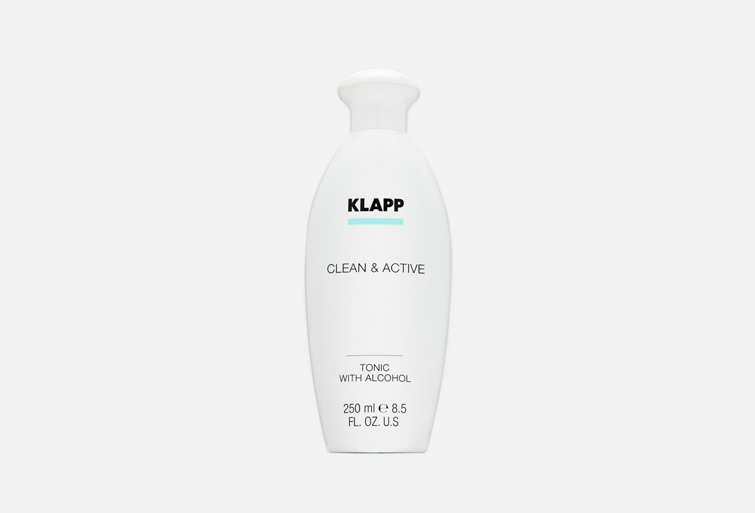 Тоник для лица со спиртом KLAPP SKIN CARE SCIENCE CLEAN&ACTIVE 250 мл klapp cosmetics klapp cosmetics средство для снятия макияжа с глаз clean